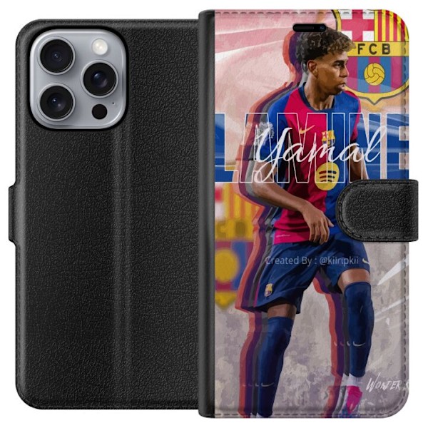 Apple iPhone 16 Pro Max Lompakkokotelo Lamine Yamal FCB