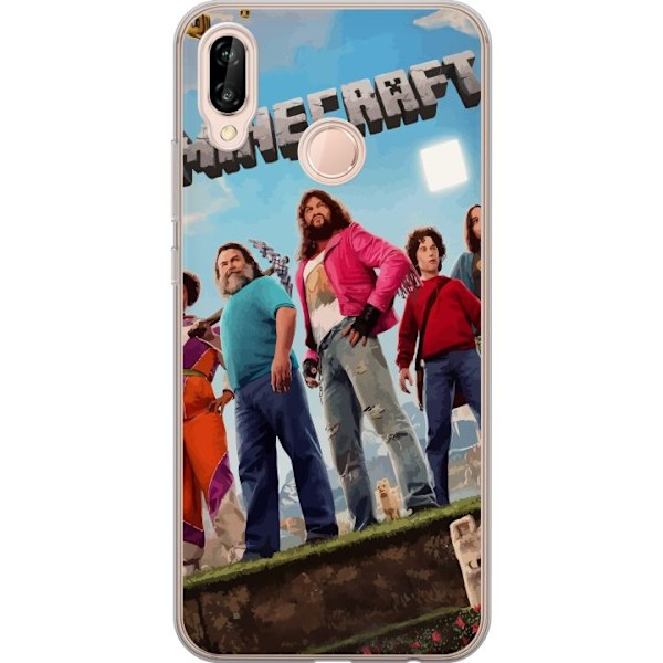 Huawei P20 lite Genomskinligt Skal A Minecraft Movie