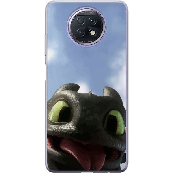 Xiaomi Redmi Note 9T Genomskinligt Skal How to Train Your Drag