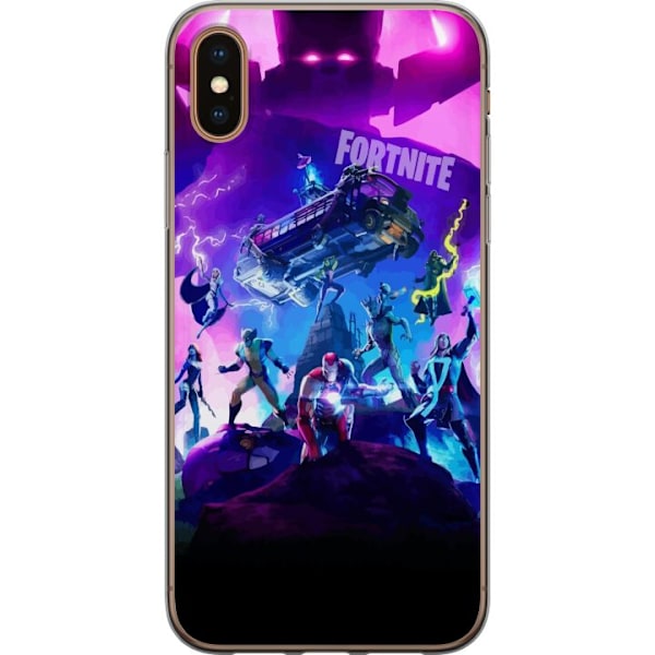 Apple iPhone XS Max Gennemsigtig cover Fortnite