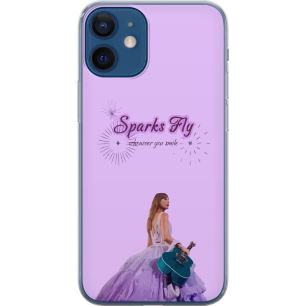 Apple iPhone 12 mini Gennemsigtig cover Taylor Swift - Sparks