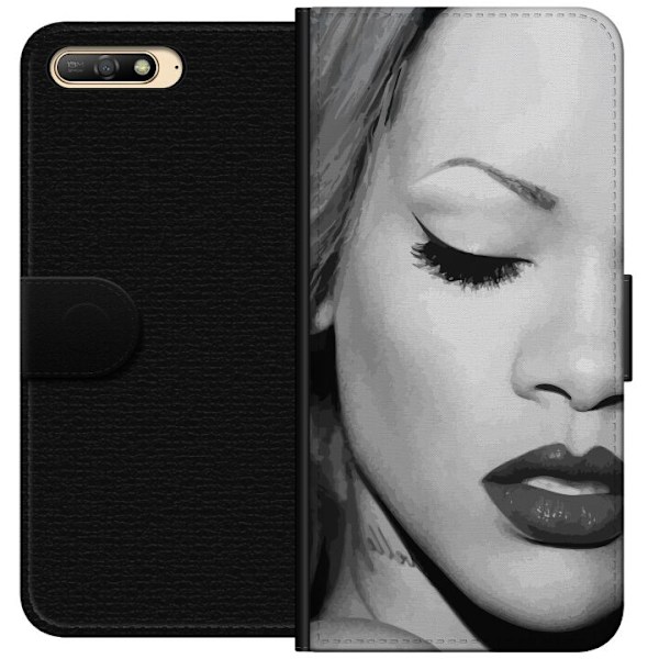 Huawei Y6 (2018) Tegnebogsetui Rihanna – Aesthetic Edit 2025