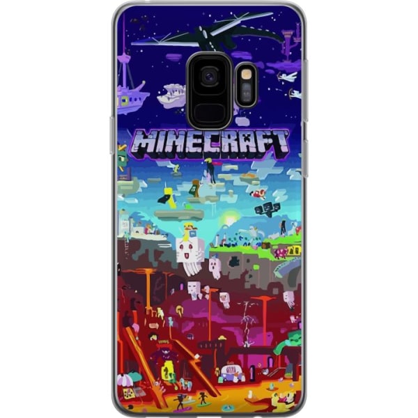 Samsung Galaxy S9 Gjennomsiktig deksel MineCraft