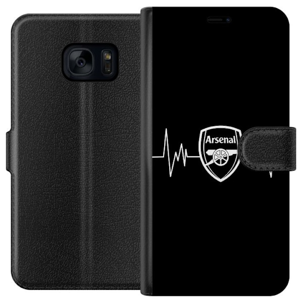 Samsung Galaxy S7 Lompakkokotelo Arsenal