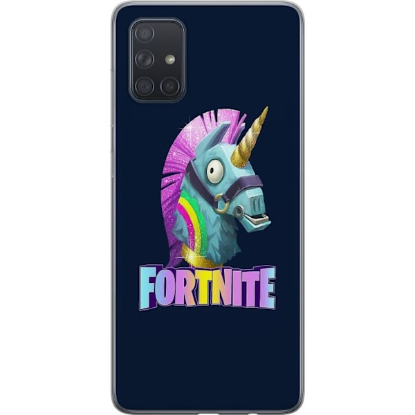 Samsung Galaxy A71 Gennemsigtig cover Fortnite Hest