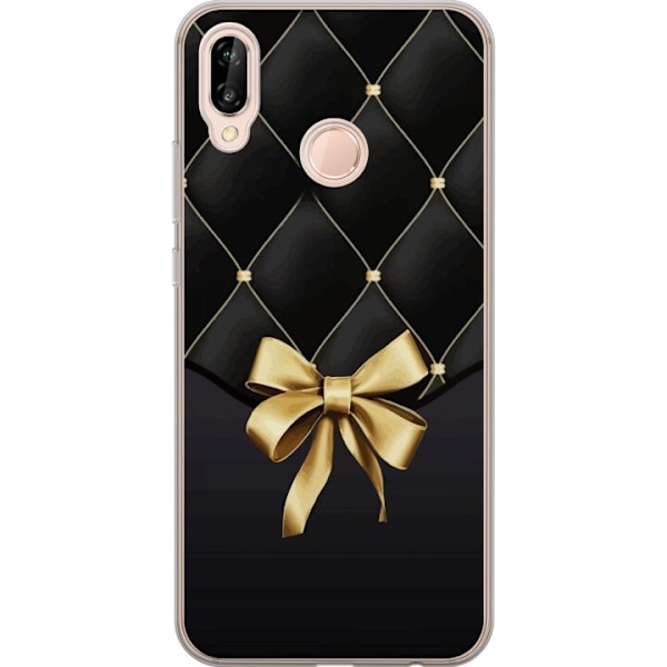 Huawei P20 lite Gennemsigtig cover Luksuriøs rosette