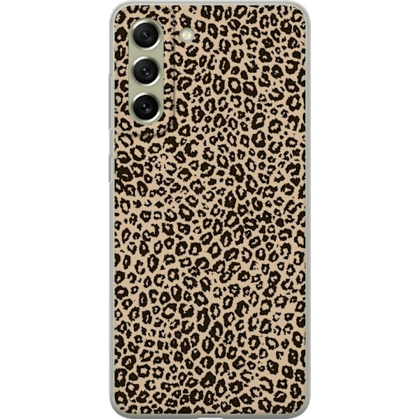 Samsung Galaxy S21 FE 5G Läpinäkyvä kuori Taite Leopardeista