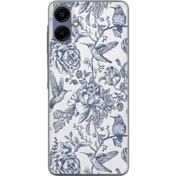 Samsung Galaxy A06 Läpinäkyvä kuori Kukat & Linnut - Romant