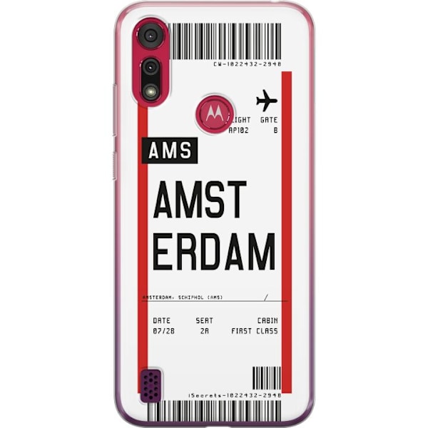 Motorola Moto E6s (2020) Gennemsigtig cover Amsterdam