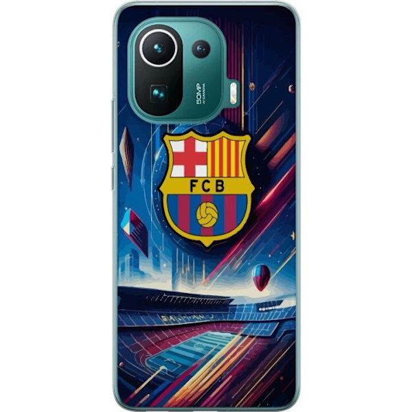 Xiaomi Mi 11 Pro Genomskinligt Skal FC Barcelona