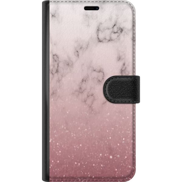 Kompatibelt Plånboksfodral till Apple iPhone 13 Soft Pink Marble