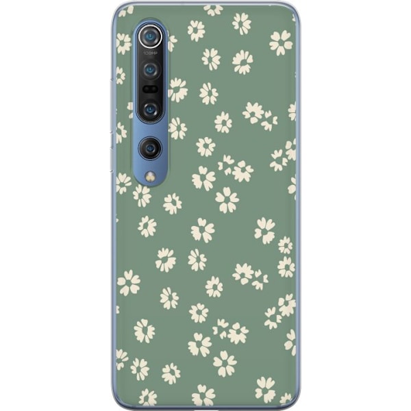 Xiaomi Mi 10 Pro 5G Genomskinligt Skal Blomsterdröm – färgglatt blommönster