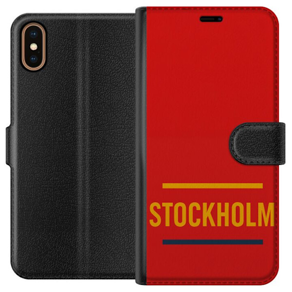 Apple iPhone XS Tegnebogsetui Stockholm – Hockey