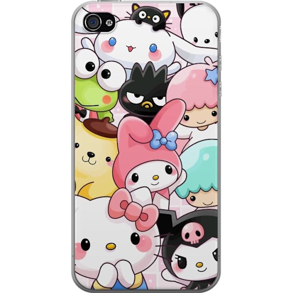Apple iPhone 4s Gennemsigtig cover Kawaii Sanrio Crew