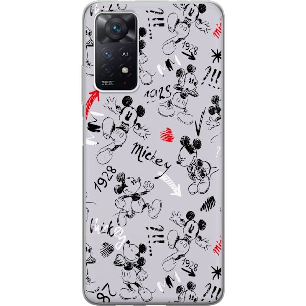 Xiaomi Redmi Note 11 Pro 5G Läpinäkyvä kuori Disney kuvioin