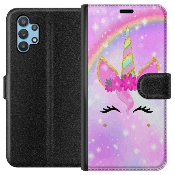 Samsung Galaxy A32 5G Plånboksfodral Unicorn Face