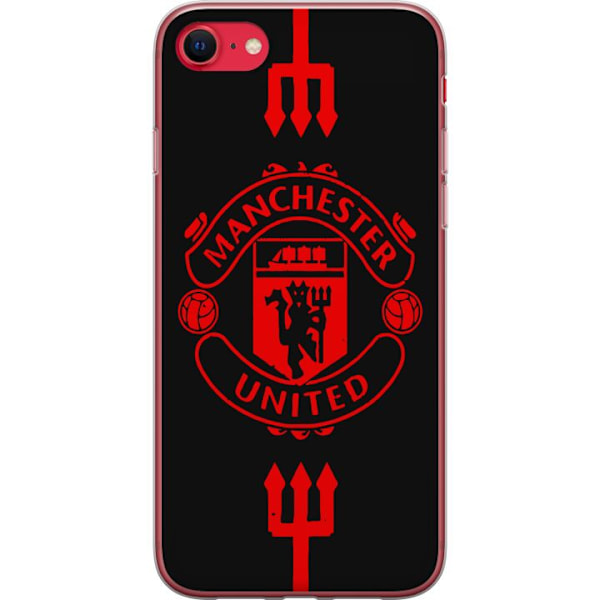 Apple iPhone 16e Genomskinligt Skal ManchesterUnited