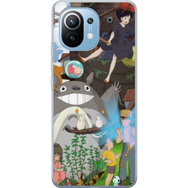 Xiaomi Mi 11 Gennemsigtig cover Studio Ghibli