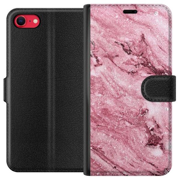 Apple iPhone 8 Tegnebogsetui Rosa