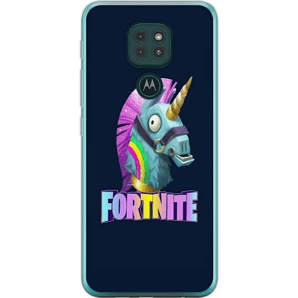 Motorola Moto G9 Play Läpinäkyvä kuori Fortnite Hevonen