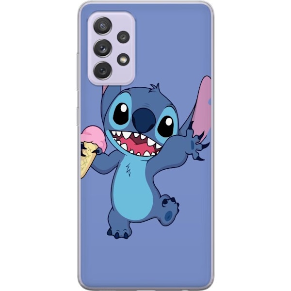 Samsung Galaxy A52s 5G Läpinäkyvä kuori Onnellinen Stitch