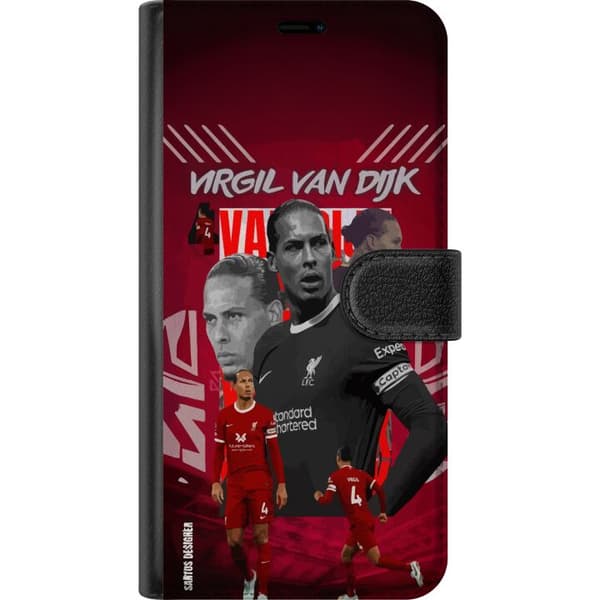 Kompatibel Tegnebogsetui til OnePlus 8 Pro Virgil van Dijk Liverpool Nederlandene boldvinder og stabil general i bagkæden med exceptionel spilforståe