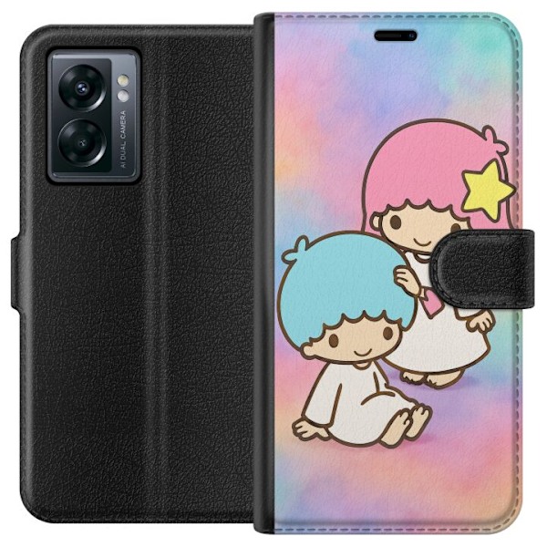 OnePlus Nord N300 Plånboksfodral Kawaii Sanrio Kiki Lola Little Twin Stars