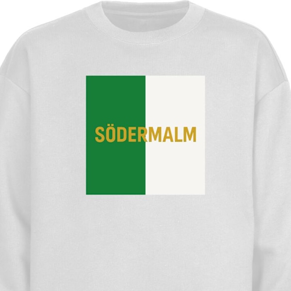 Sweatshirt for Barn | Myk og Klassisk Collegegenser Södermalm - fotball hvit one size