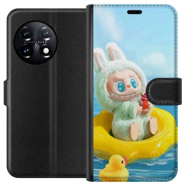 OnePlus 11 Lommeboketui Labubu Macaron-serien
