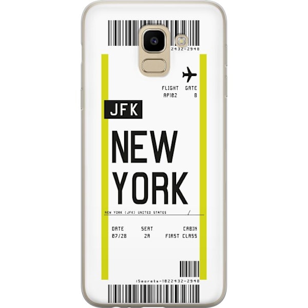 Samsung Galaxy J6 Gjennomsiktig deksel New York