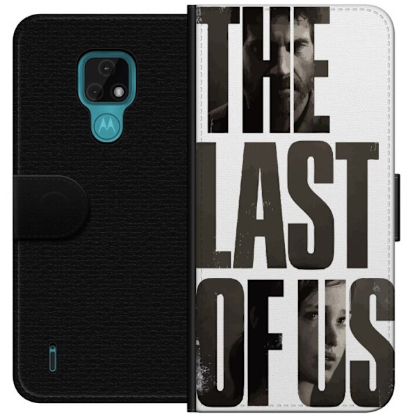 Motorola Moto E7 Tegnebogsetui The Last of Us Ellie Joel Apokalypse Clickers TV-serie Fanart Dystopi Spilmotiv