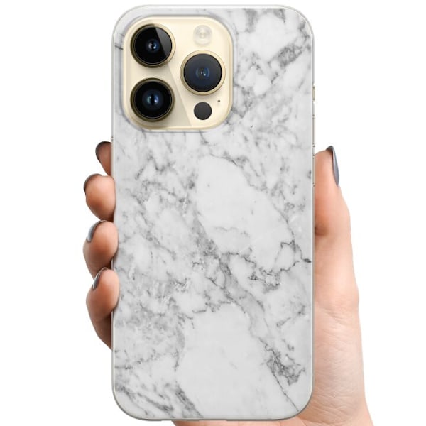 Apple iPhone 14 Pro TPU Mobilskal Marmor