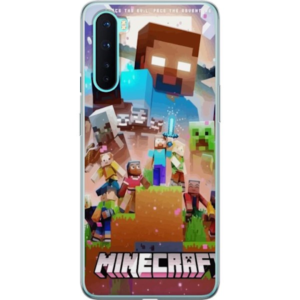 OnePlus Nord Läpinäkyvä kuori Minecraft