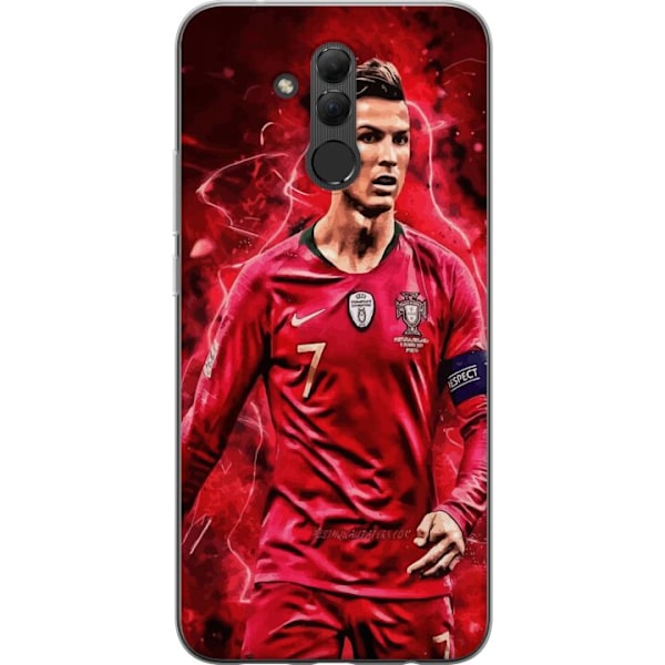 Huawei Mate 20 lite Läpinäkyvä kuori Ronaldon Taidot - CR7 Suunnittelu Aidolle Kannattajalle