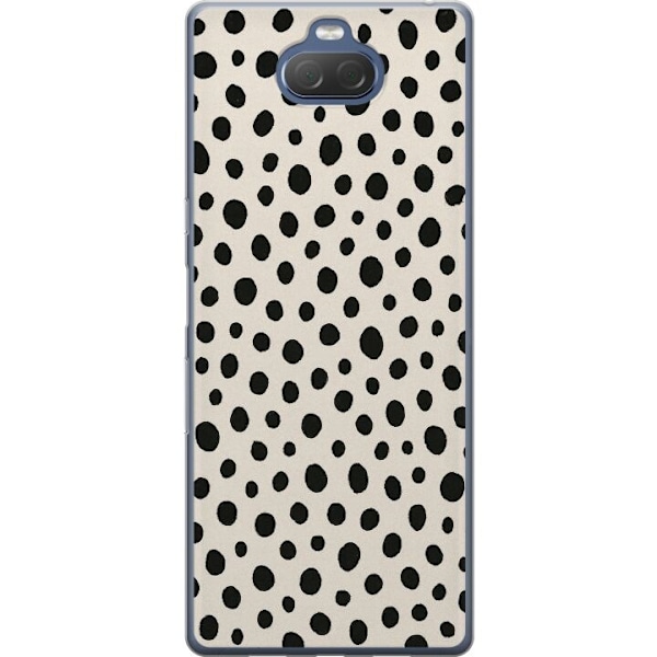 Sony Xperia 10 Plus Läpinäkyvä kuori Dot Dance
