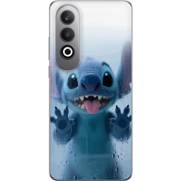 OnePlus Nord CE4 Genomskinligt Skal Stitch Window View – Stitch vid ett fönster i söt stil