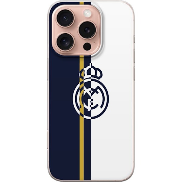 Apple iPhone 16 Pro Läpinäkyvä kuori Real Madrid