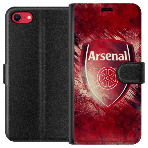 Apple iPhone 8 Lompakkokotelo Arsenal Jalkapallo