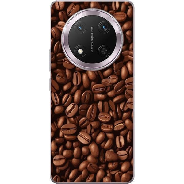 Kompatibelt Mobilskal till Honor Magic7 Lite Kaffebönor närbild brun