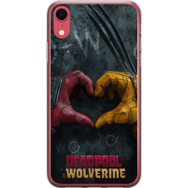 Apple iPhone XR Gjennomsiktig deksel Wolverine Deadpool