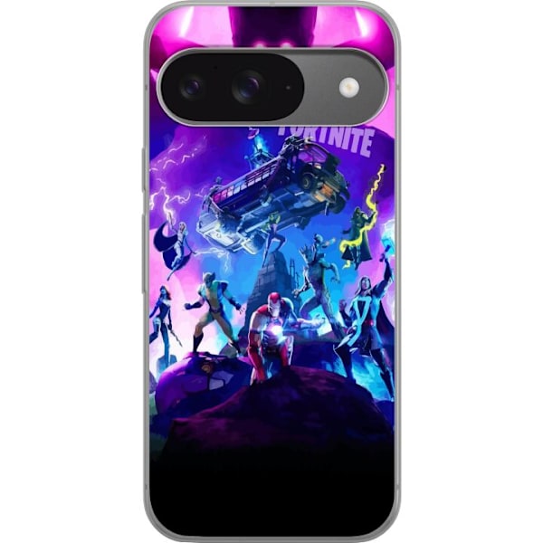 Google Pixel 9 Gennemsigtig cover Fortnite