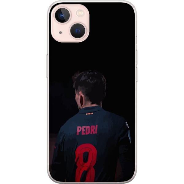 Apple iPhone 13 Läpinäkyvä kuori Pedri FC Barcelona Jalkapallo Espanjalainen Keskikenttäpelaaja Maali Urheilumotivaatio Fanit Lapset Nuoret