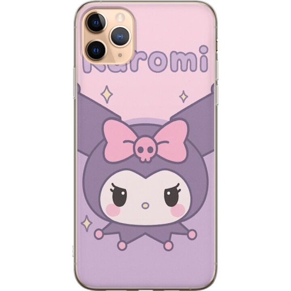Apple iPhone 11 Pro Max Gjennomsiktig deksel Kuromi Kawaii