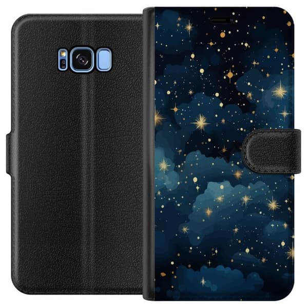 Kompatibelt Lommeboketui til Samsung Galaxy S8 Stjerner på himmelen