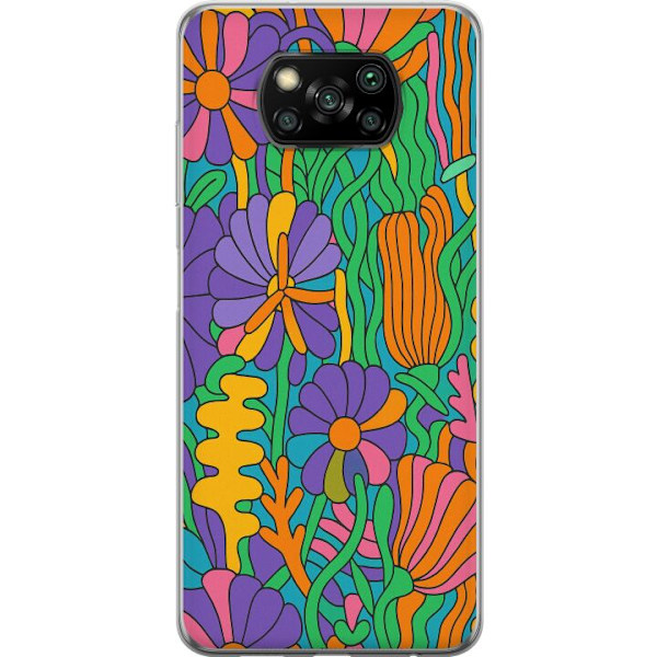 Xiaomi Poco X3 NFC Gjennomsiktig deksel Color Pop