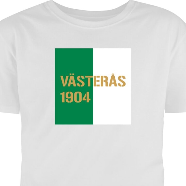 Barn T-shirt Västerås 1904 vit 3-4 År