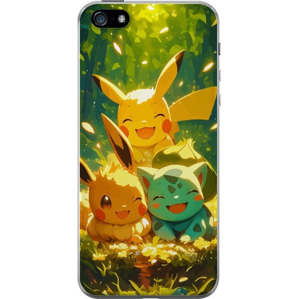 Apple iPhone 5 Läpinäkyvä kuori Pixelmonster pelityyli - v
