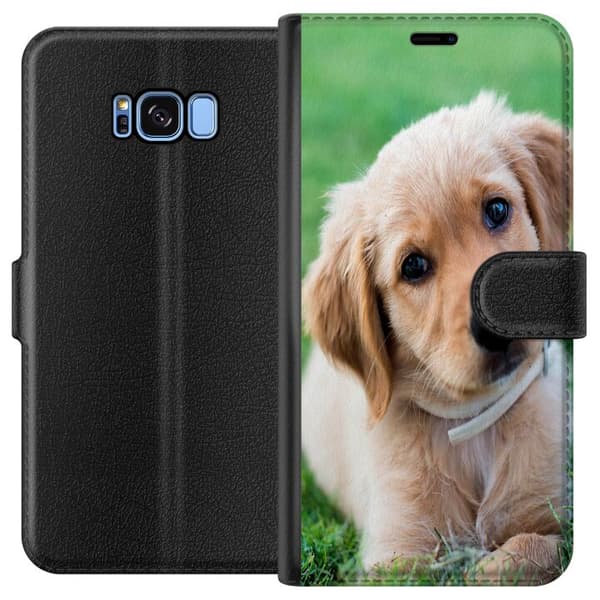 Kompatibelt Plånboksfodral till Samsung Galaxy S8 Hund