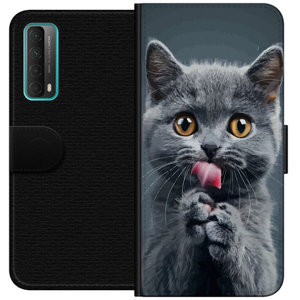 Huawei P smart 2021 Lommeboketui Katt