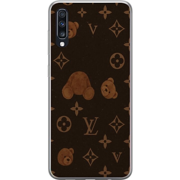 Samsung Galaxy A70 Läpinäkyvä kuori Plush Luxe